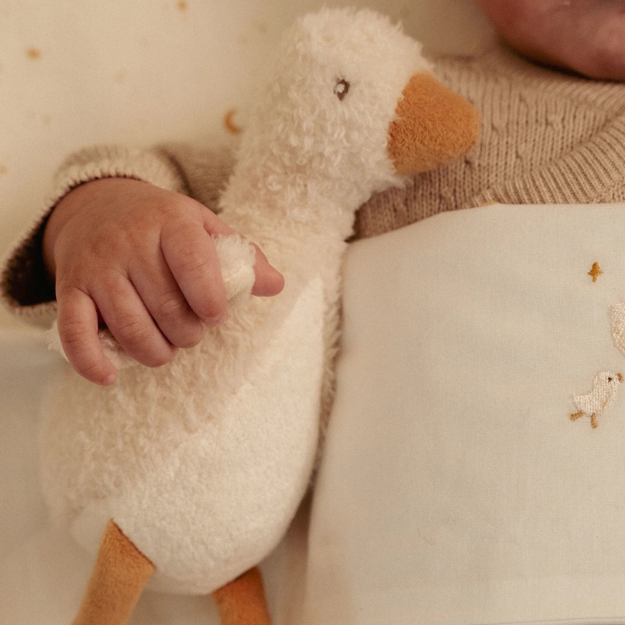 knuffel-gans-17-cm-wit-little-goose