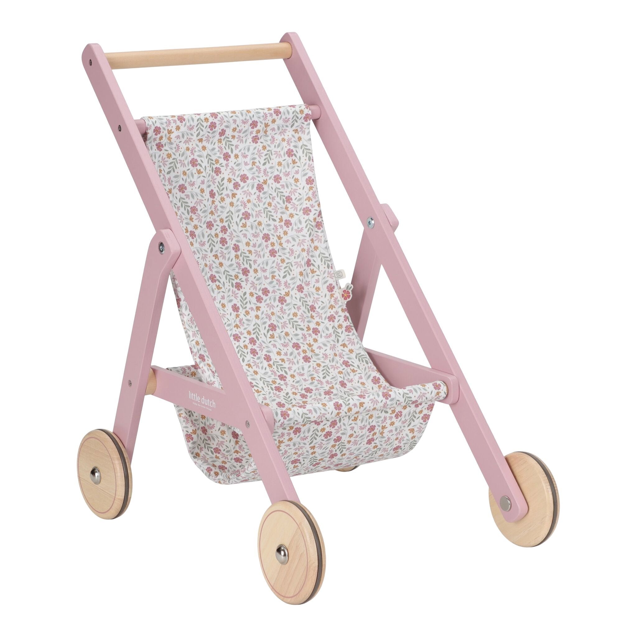 houten-poppenbuggy-met-rubberen-wielen