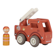 Houten brandweerwagen – Rood – Essentials