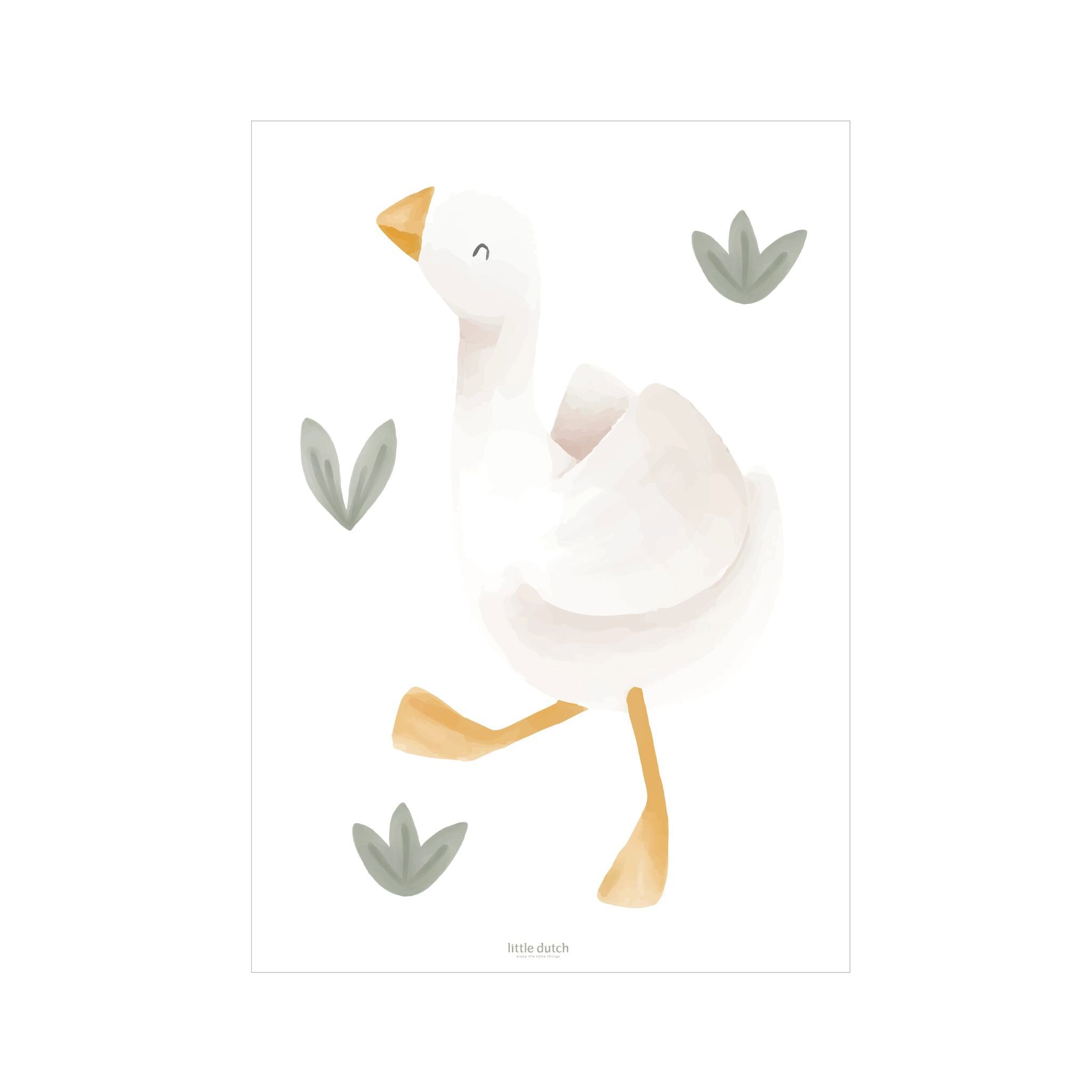 muurstickers-groen-little-goose