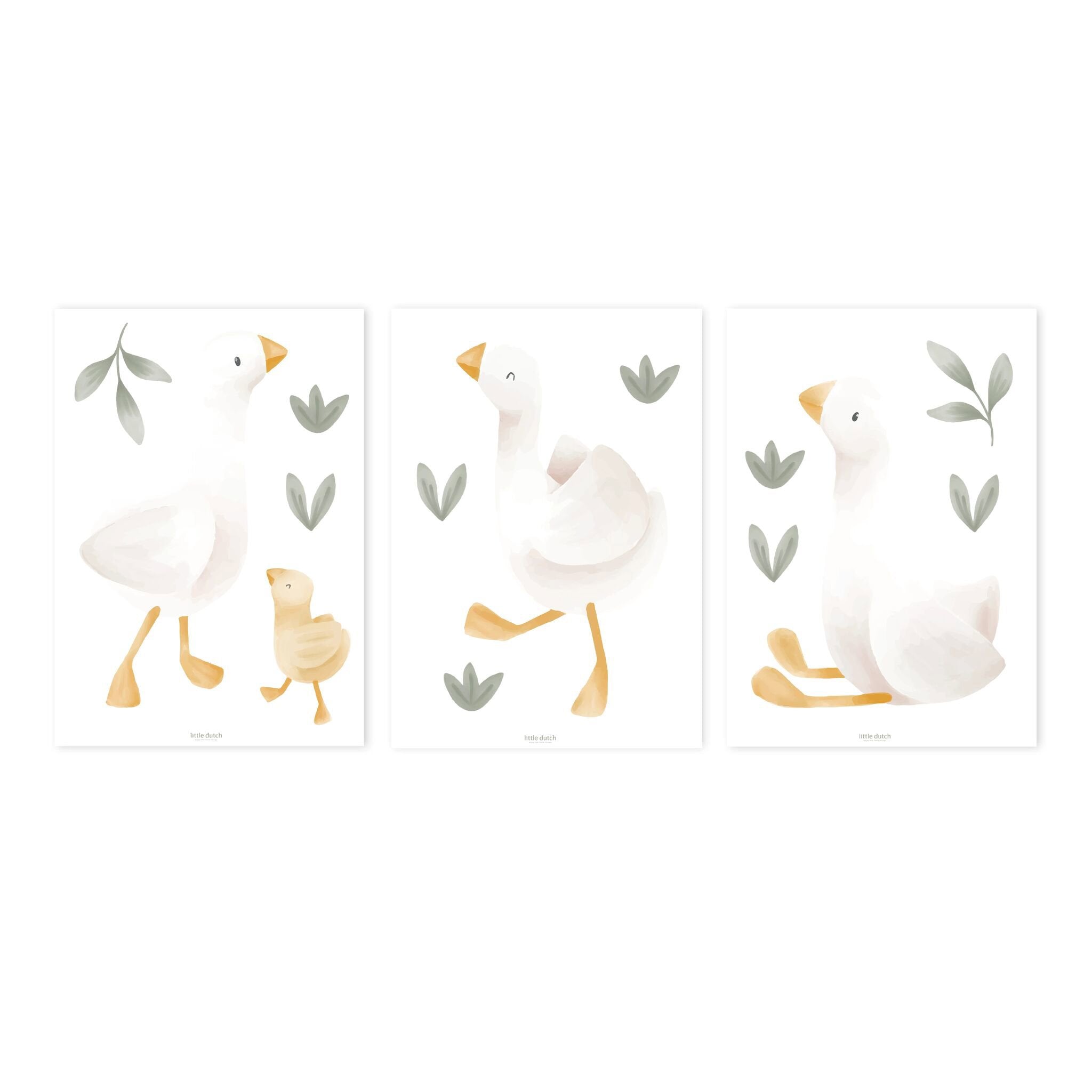 muurstickers-groen-little-goose