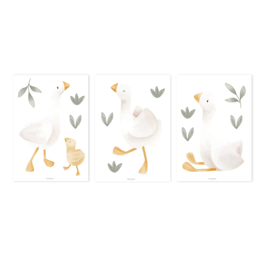 muurstickers-groen-little-goose