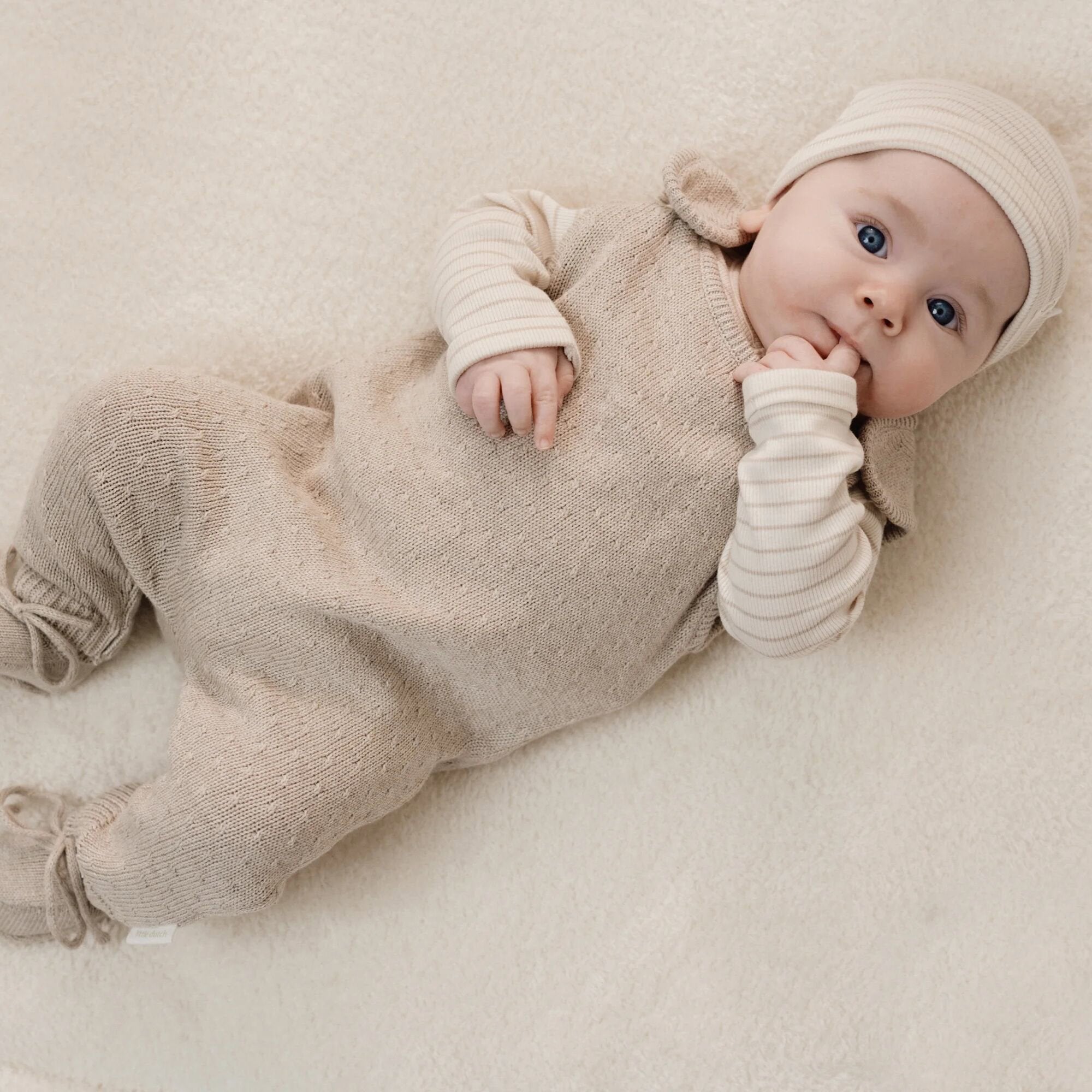 Combinaison - Tricoté - Beige - Newborn Naturals 