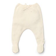 Knitted pants - White - Newborn Naturals 