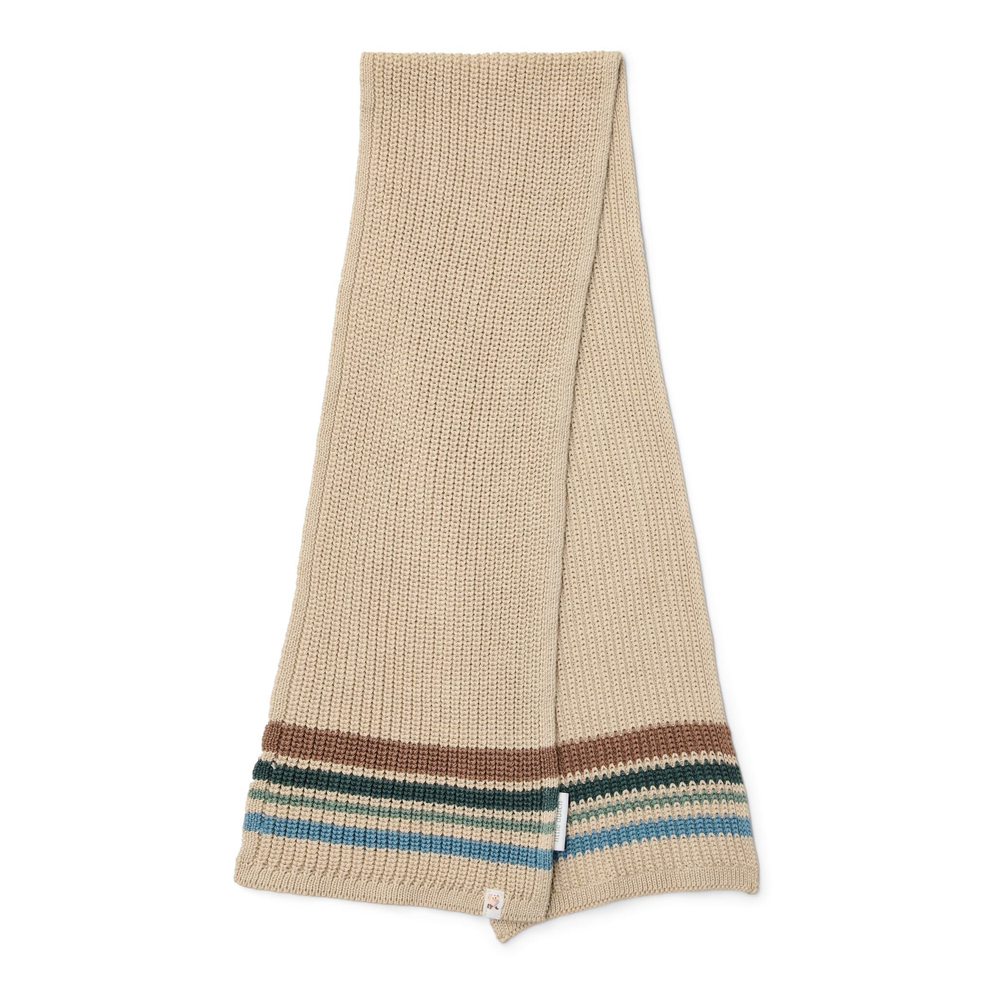sjaal-bruin-maat-one-size-forest-friends-stripe