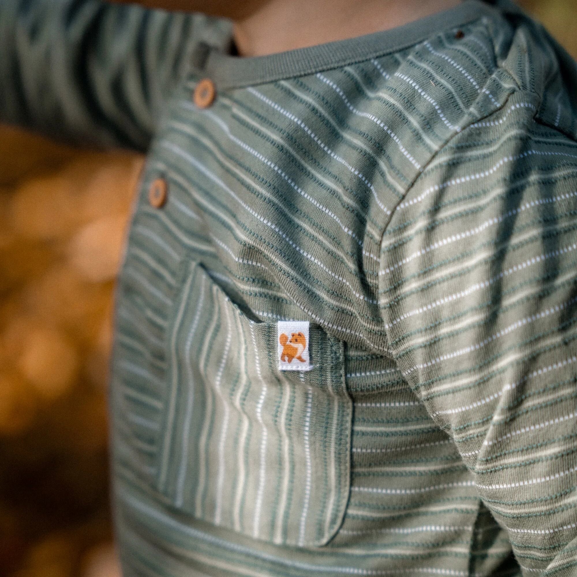 shirt-lange-mouw-groen-forest-friends-stripe