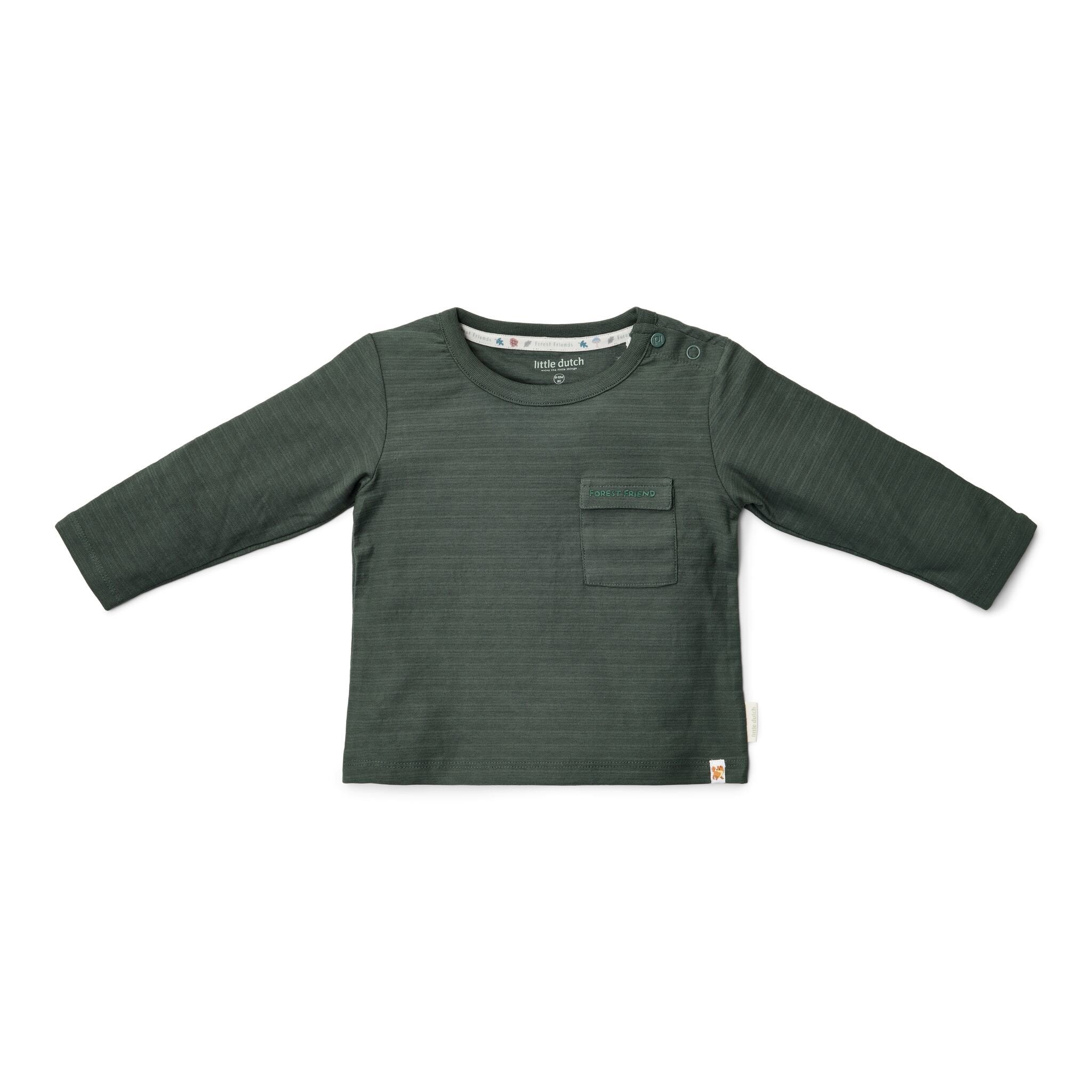 shirt-lange-mouw-groen-forest-friends