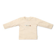 Chemise à manches longues - Sable - Forest Friends - Broderie Forest 