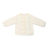 Blouse lange mouw - Met knoopjes - Wit - Fairy Garden