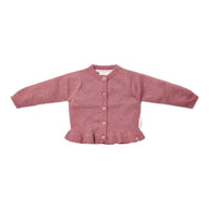 Gebreid vest - Knoopjes - Roze - Fairy Garden
