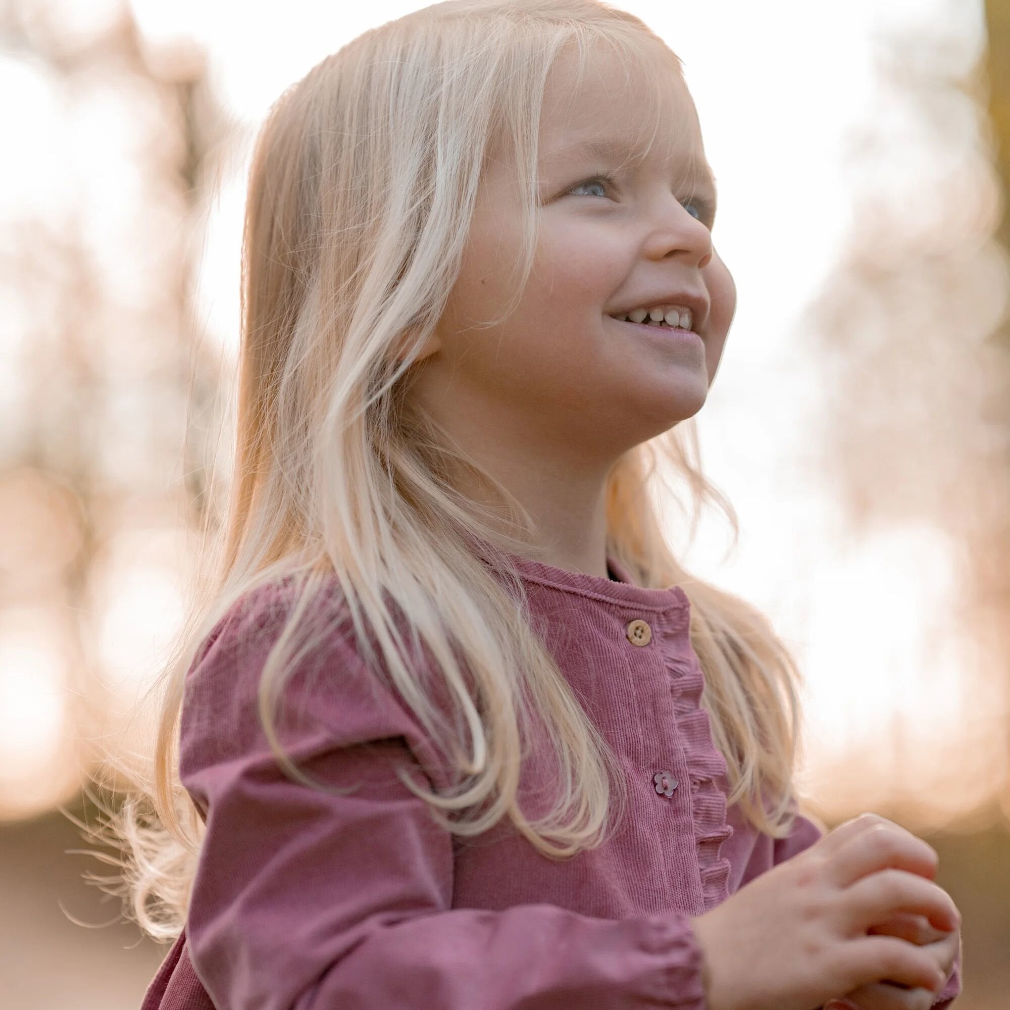 jurk-lange-mouw-roze-fairy-garden-corduroy