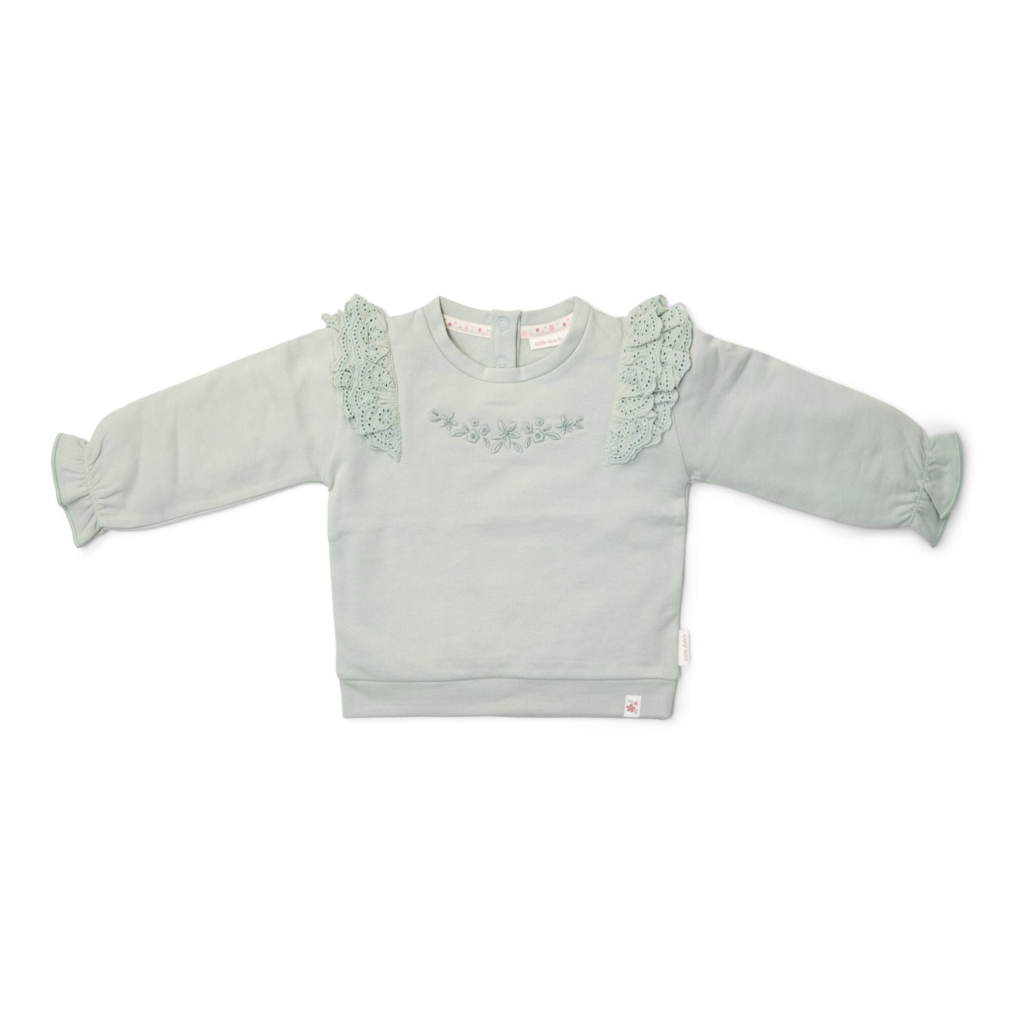 sweater-ruches-groen-fairy-garden