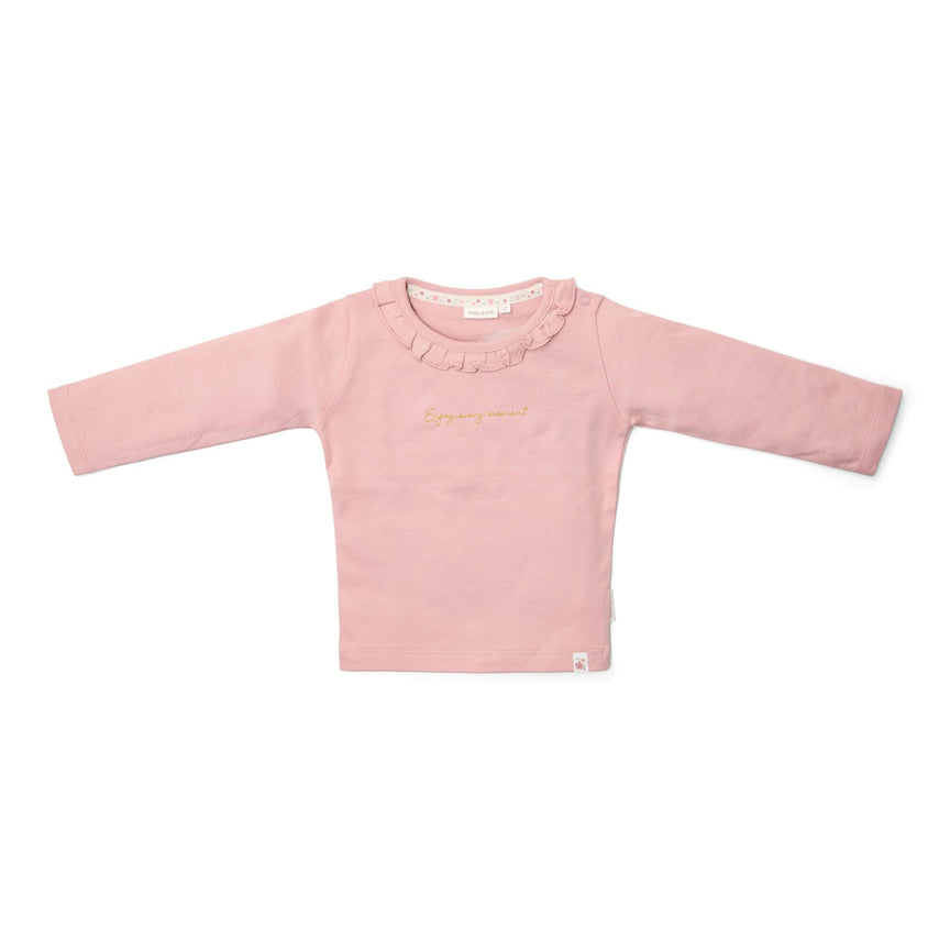 shirt-lange-mouw-ruches-roze-fairy-garden
