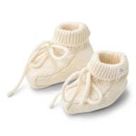 Slippers - White - Newborn Naturals 