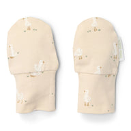 Crab mittens - Beige - Size one size - Newborn Naturals - Little Goose 