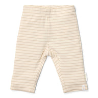 Legging - Beige - Newborn Naturals - Stripe 