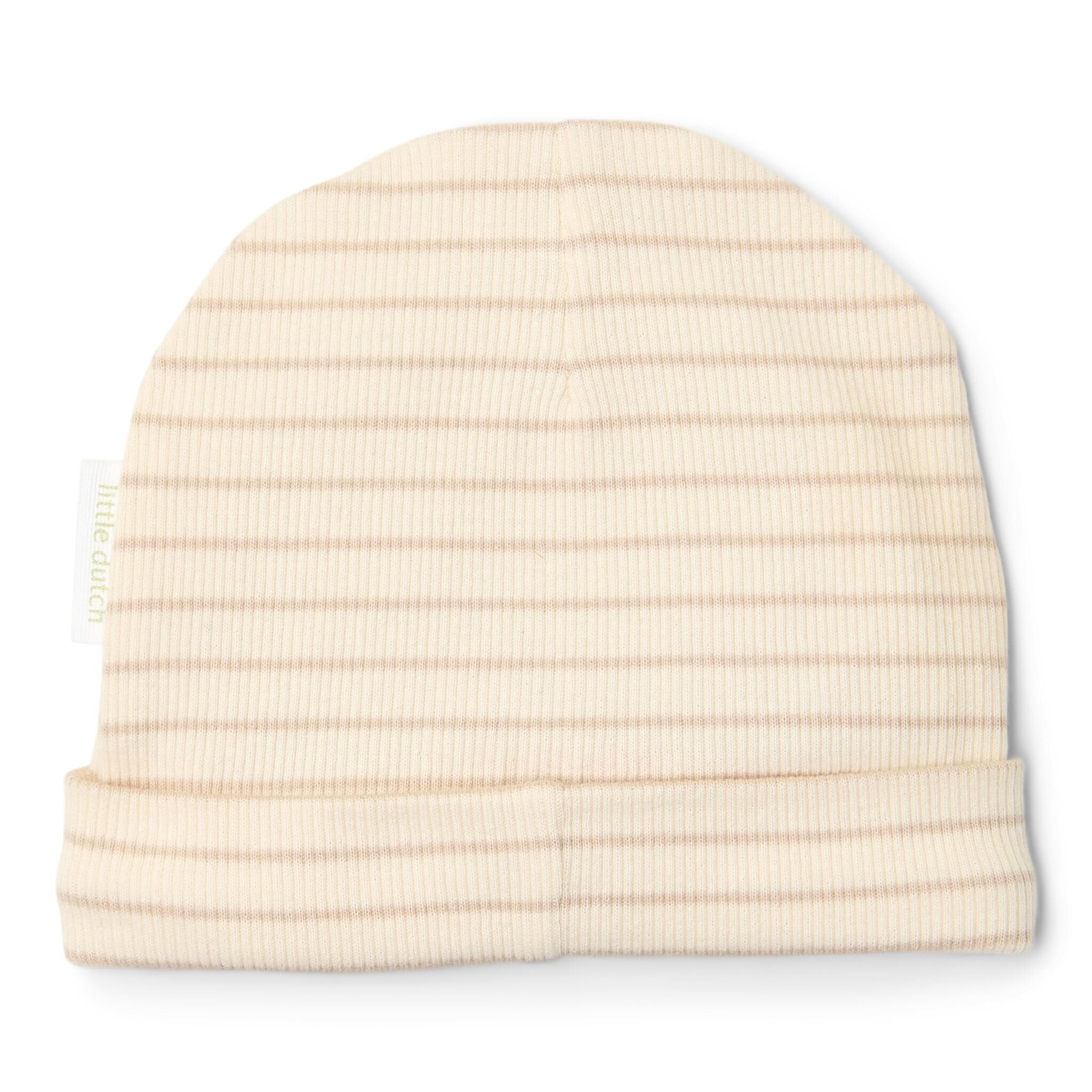 babymutsje-beige-newborn-naturals-stripe
