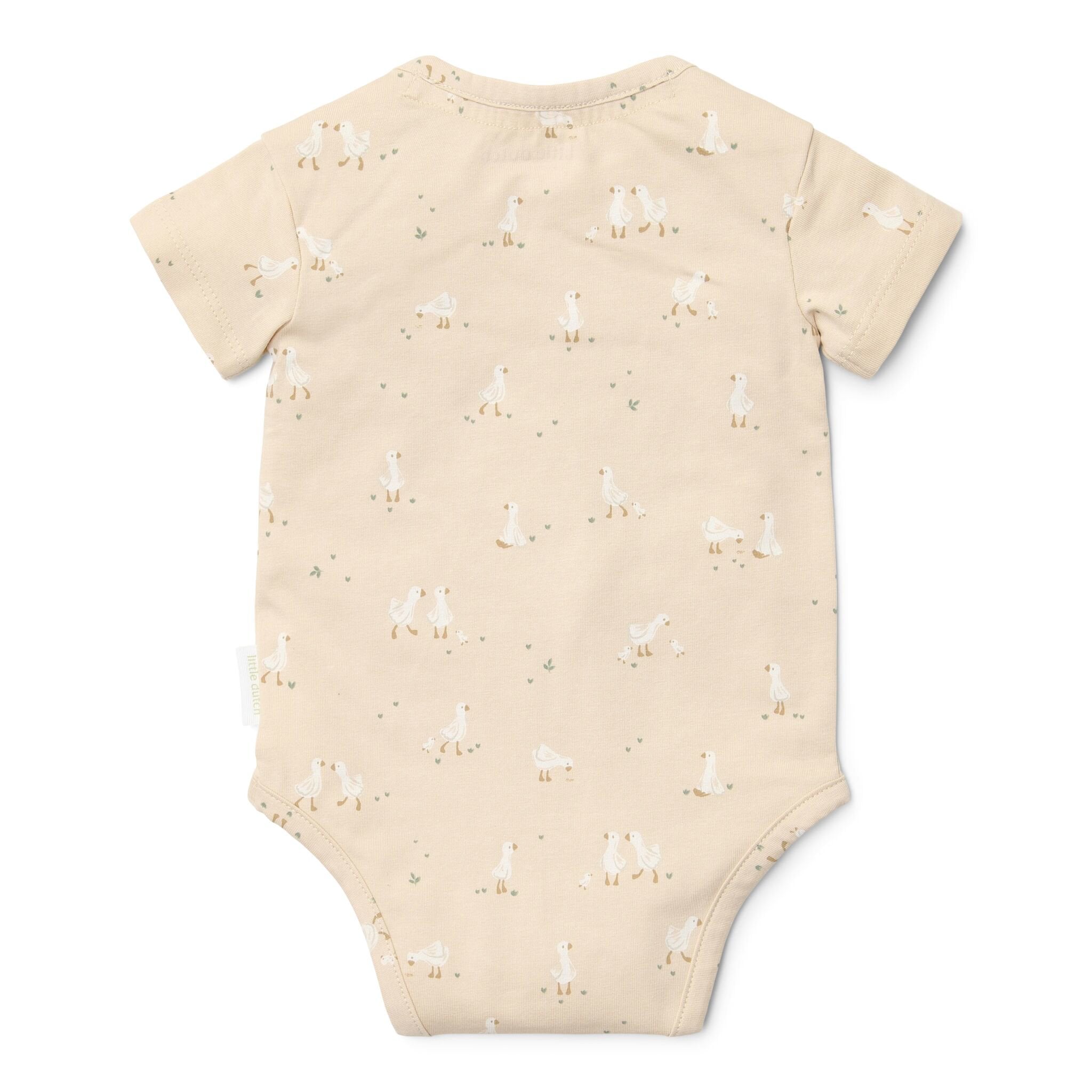 romper-korte-mouw-beige-newborn-naturals-little-goose