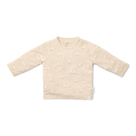 Shirt long sleeve - Beige - Newborn Naturals - Little Goose 