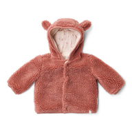 Veste en peluche - Rose - Newborn Naturals 