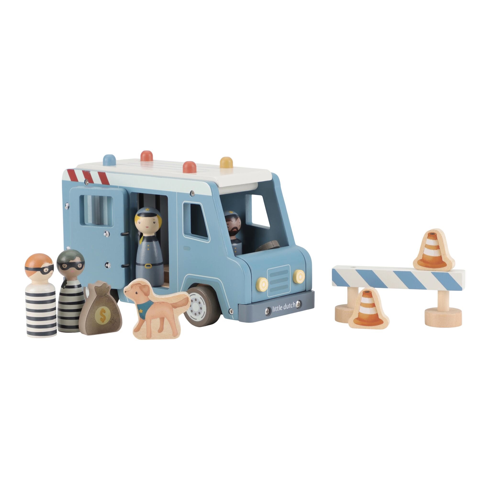houten-politiewagen-blauw-essentials