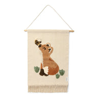 Wall tapestry fox - White - Forest Friends 