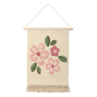 Wall tapestry flower - White - Fairy Garden 