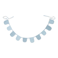 Garland with flags - Blue- Essentials 