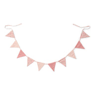 Guirlande avec fanions - Rose - Fairy Garden - Fairy Floral 