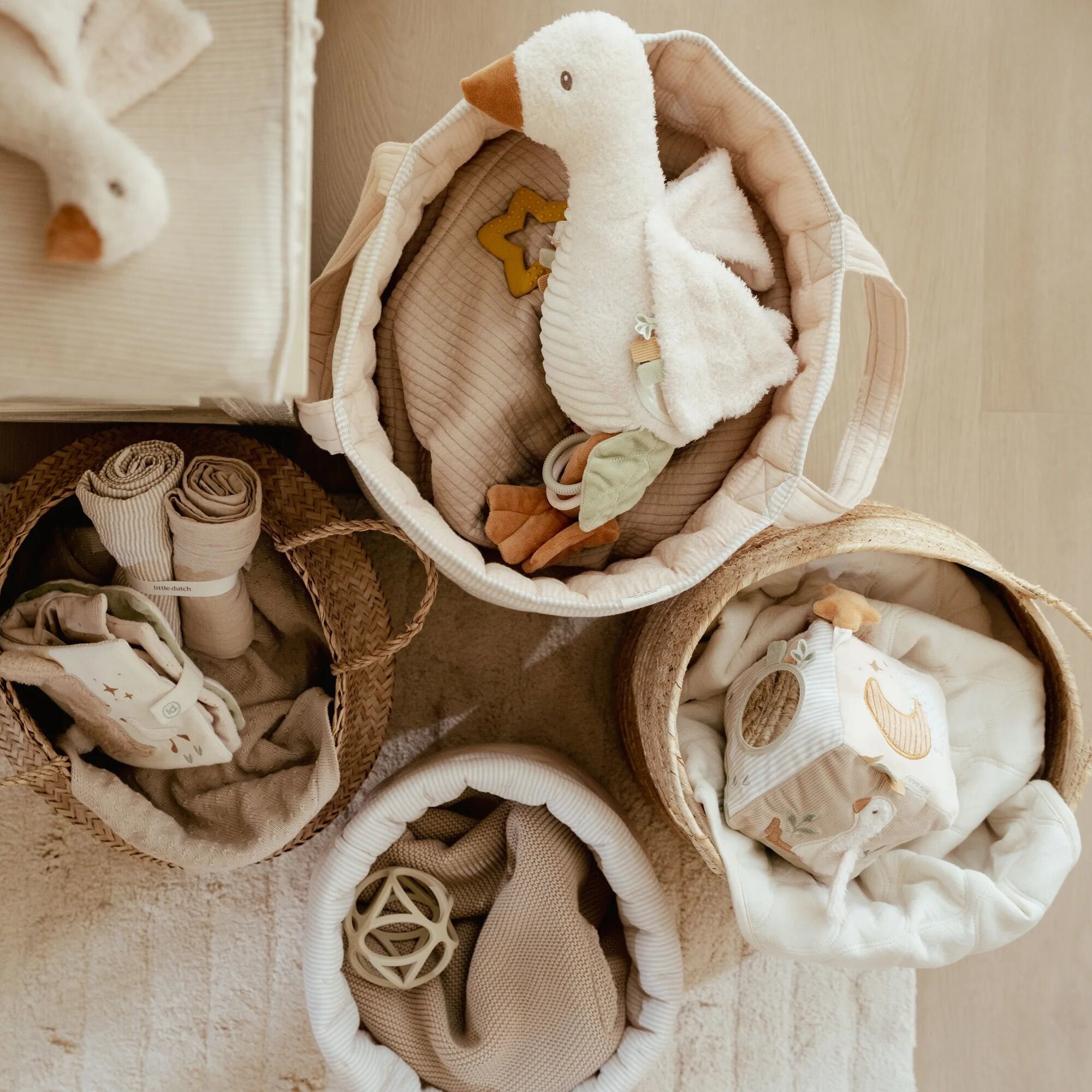 little dutch aufbewahrung Aufbewahrungskorb groß - Beige - Essentials