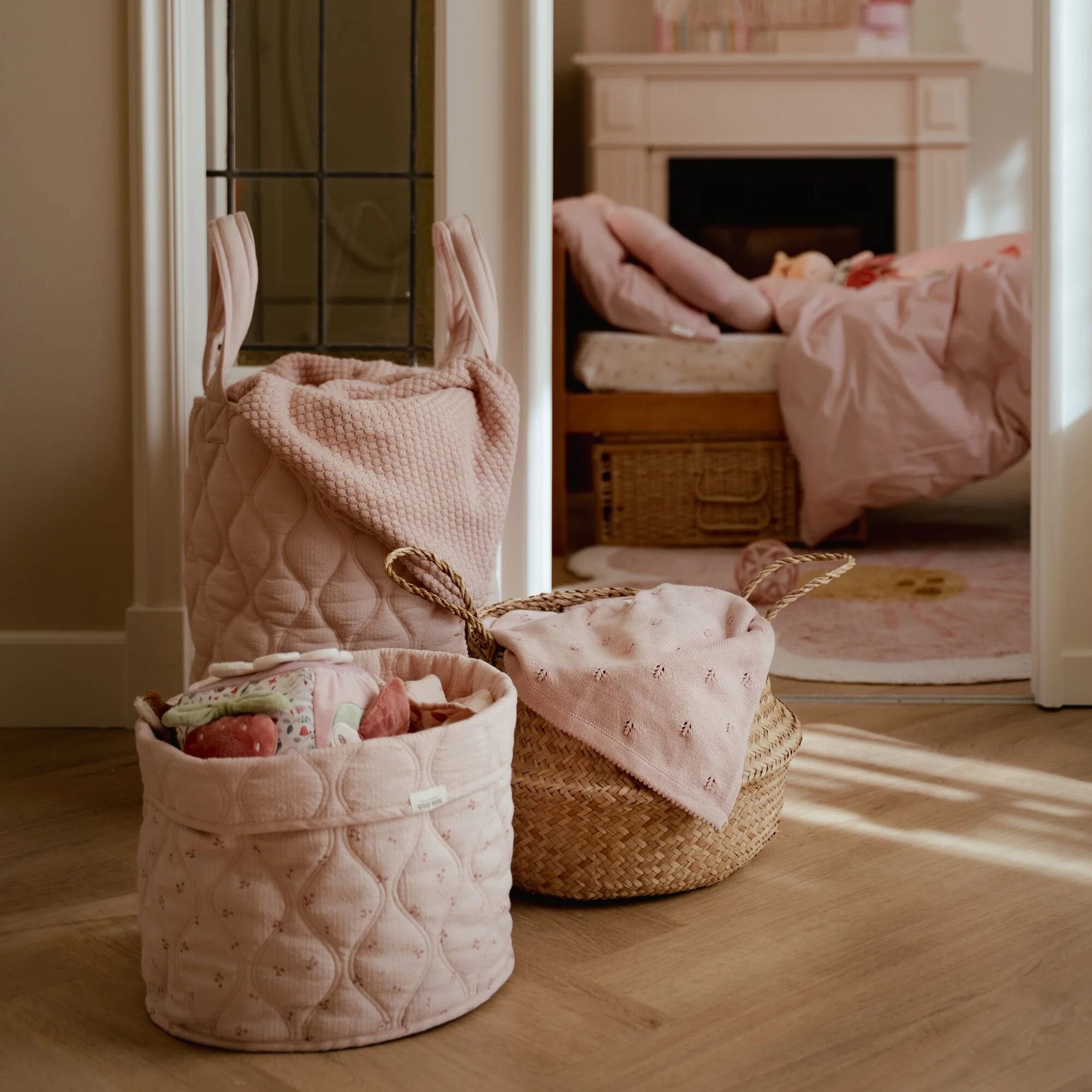 Aufbewahrungskorb mittel - Rosa