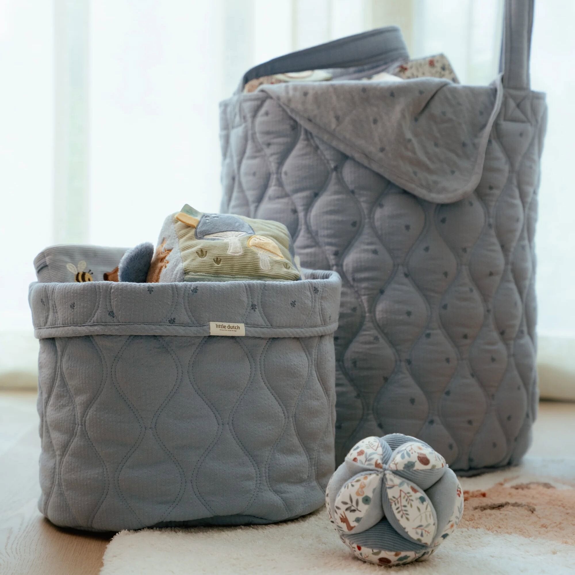 little dutch aufbewahrung Aufbewahrungskorb groß - Blau - Essentials