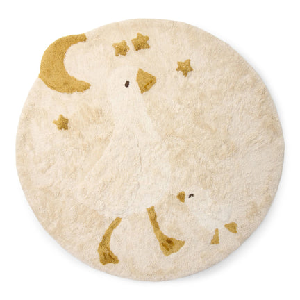 vloerkleed-rond-wit-newborn-naturals-little-goose