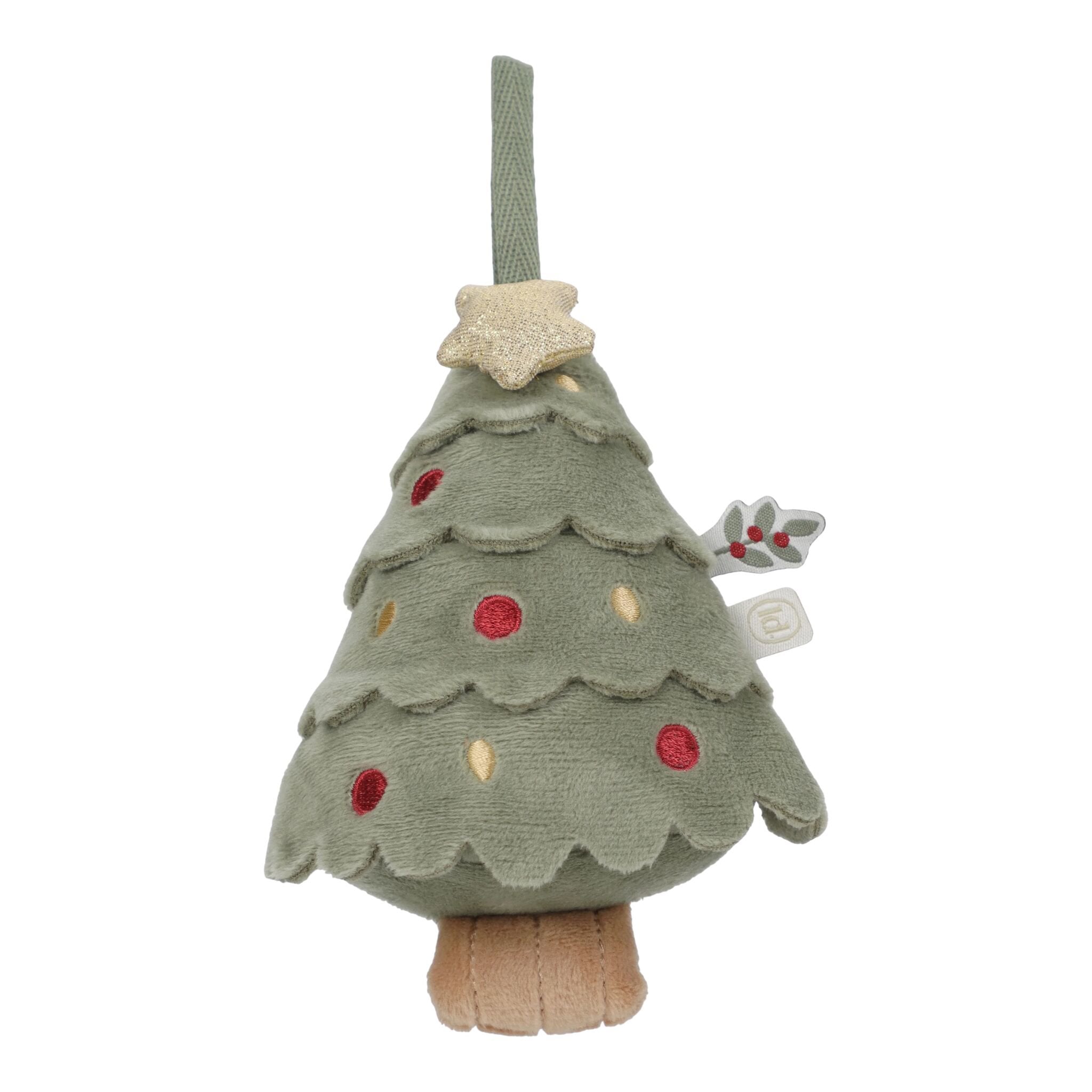 Weihnachtsschmuck Rosa Set – Mehrfarbig – Weihnachten – 4 Stück – Plüsch Weihnachtsdekoration