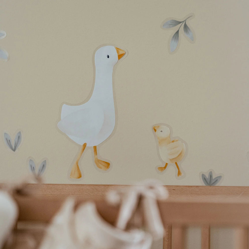 muurstickers-groen-little-goose
