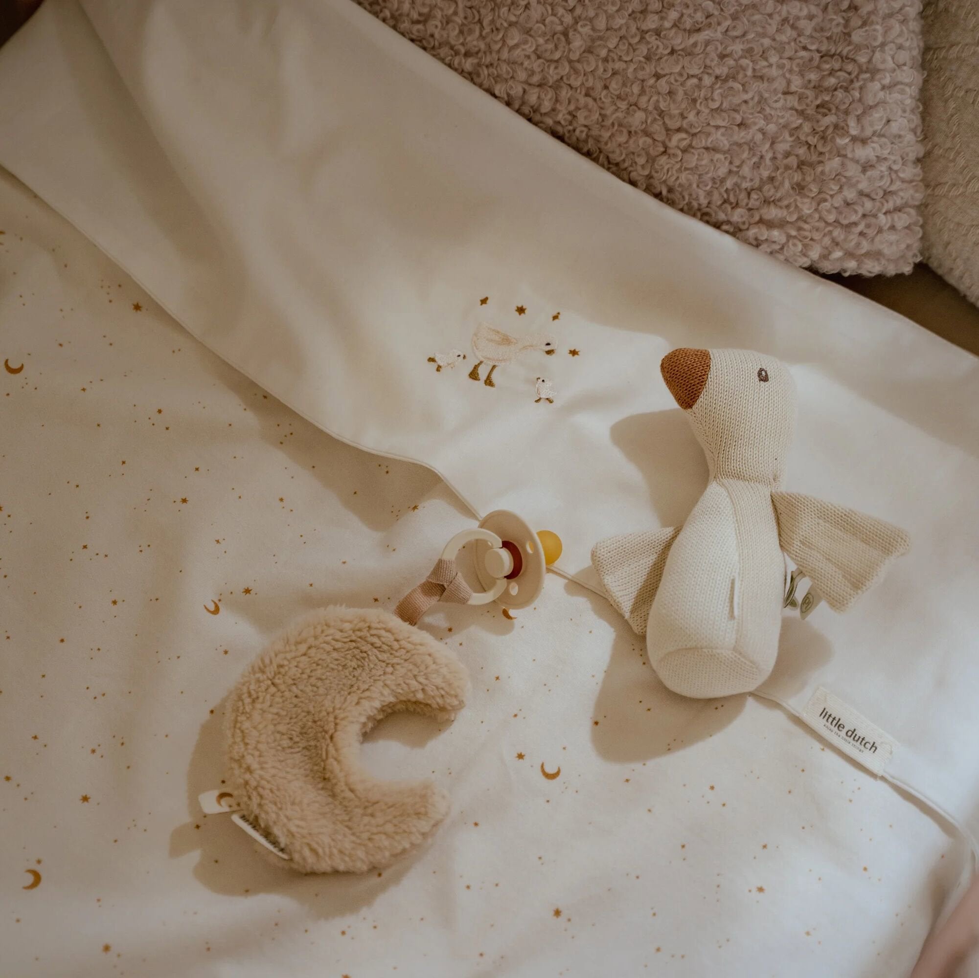 wieglaken-wit-newborn-naturals-little-goose