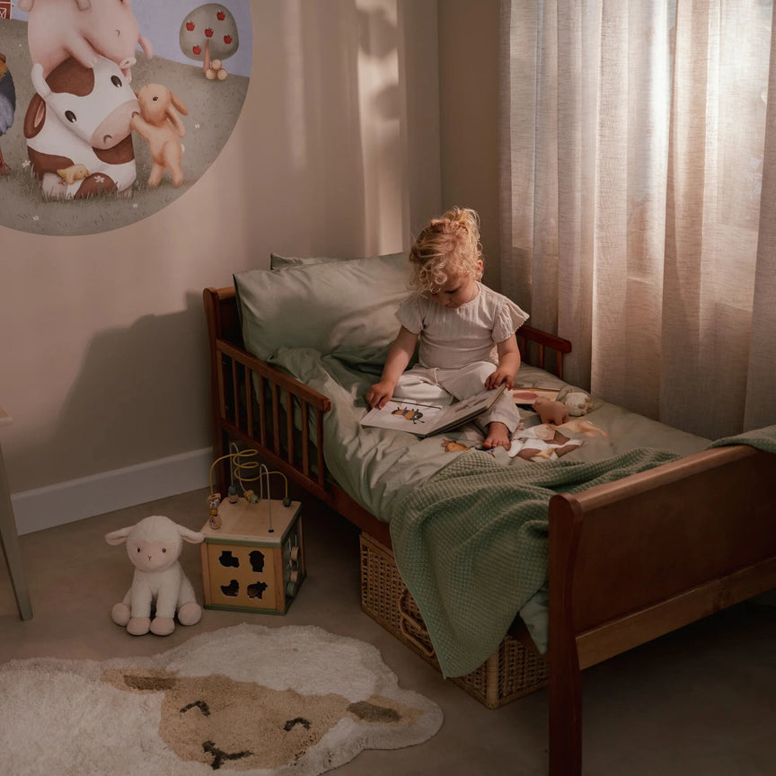 ledikant-dekbedovertrek-groen-little-farm