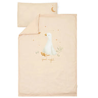 Crib duvet cover - Beige - Newborn Naturals - Little Goose 