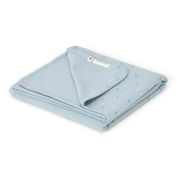 ledikant-deken-blauw-essentials