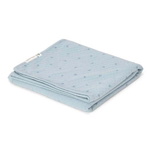 ledikant-deken-blauw-essentials