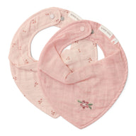 2-pack bandana bib - Pink - Essentials 