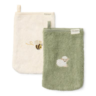 Washcloth set - Green - Little Farm 