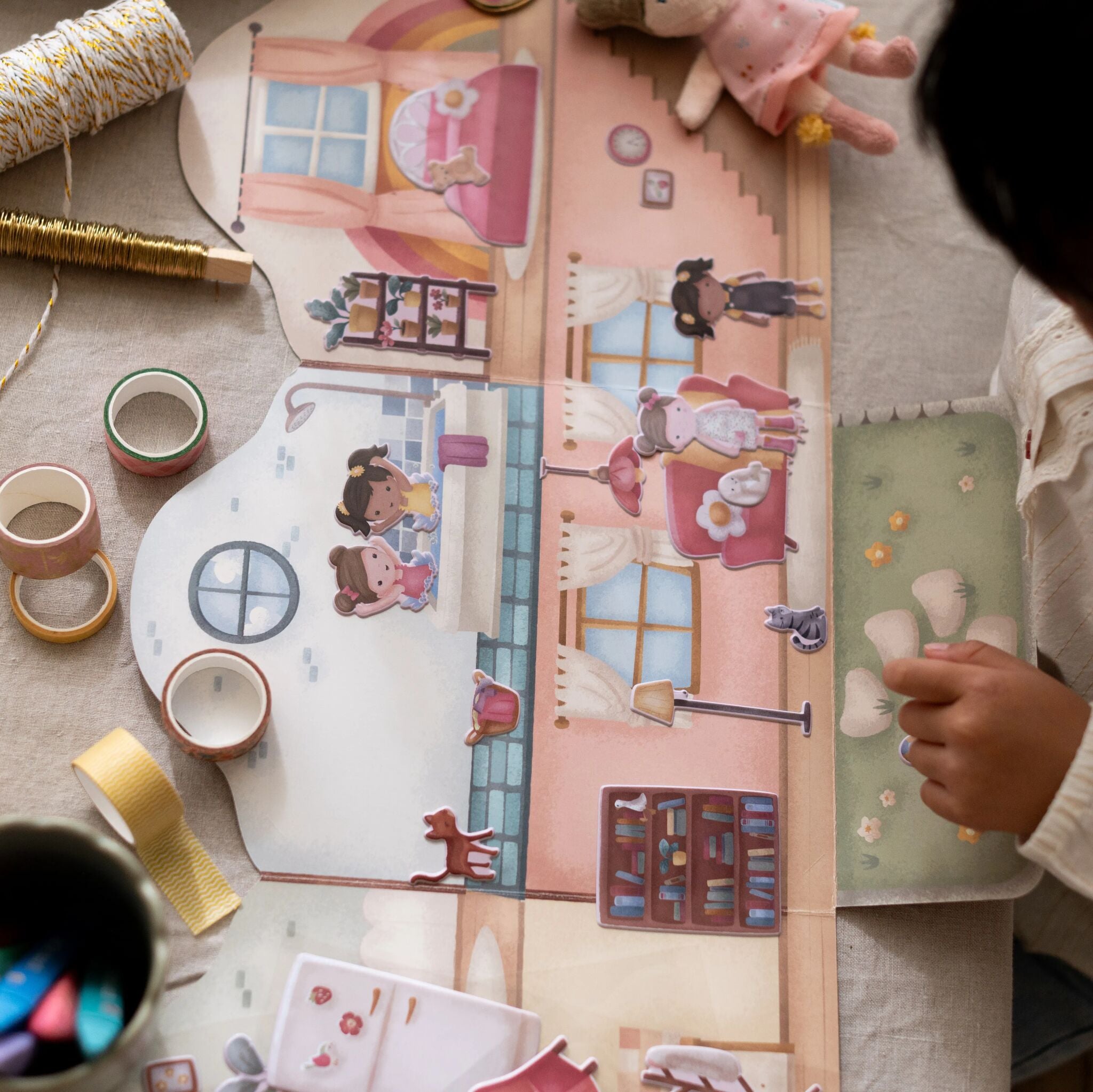 stickerboek-herbruikbaar-rosa