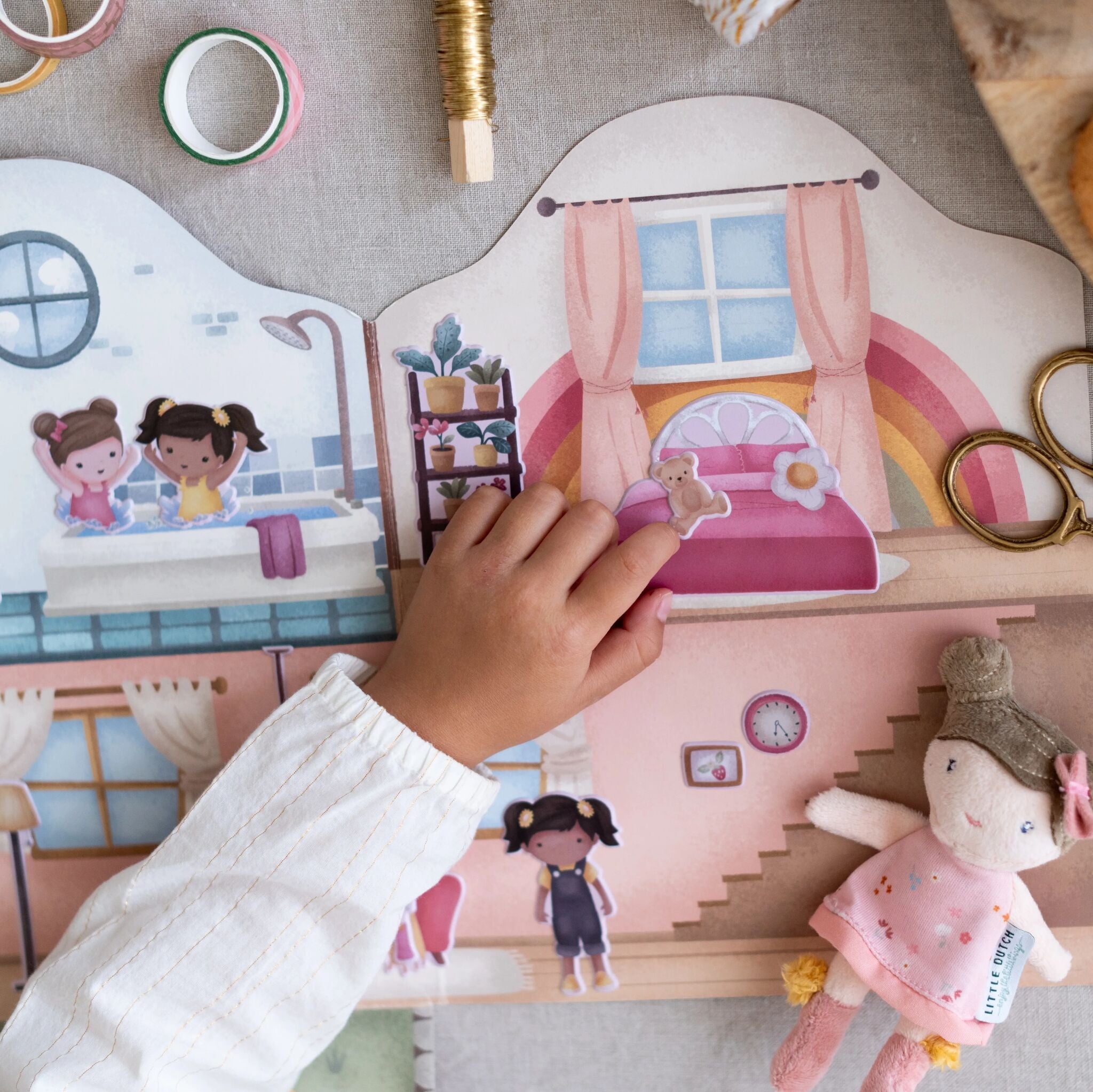 Autocollants Réutilisables - Essentials - Rose 