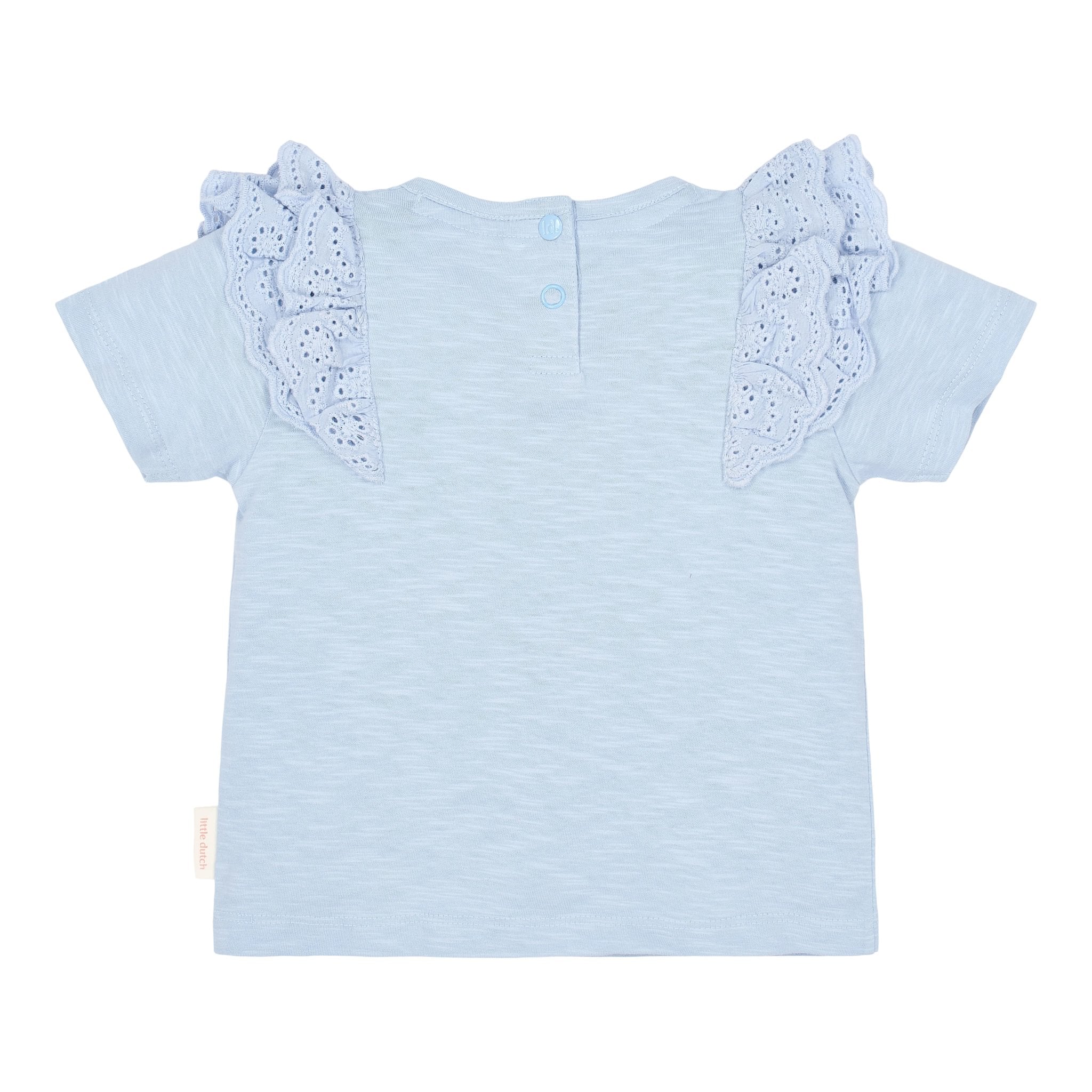 Shirt short sleeve Broderie – Blue 