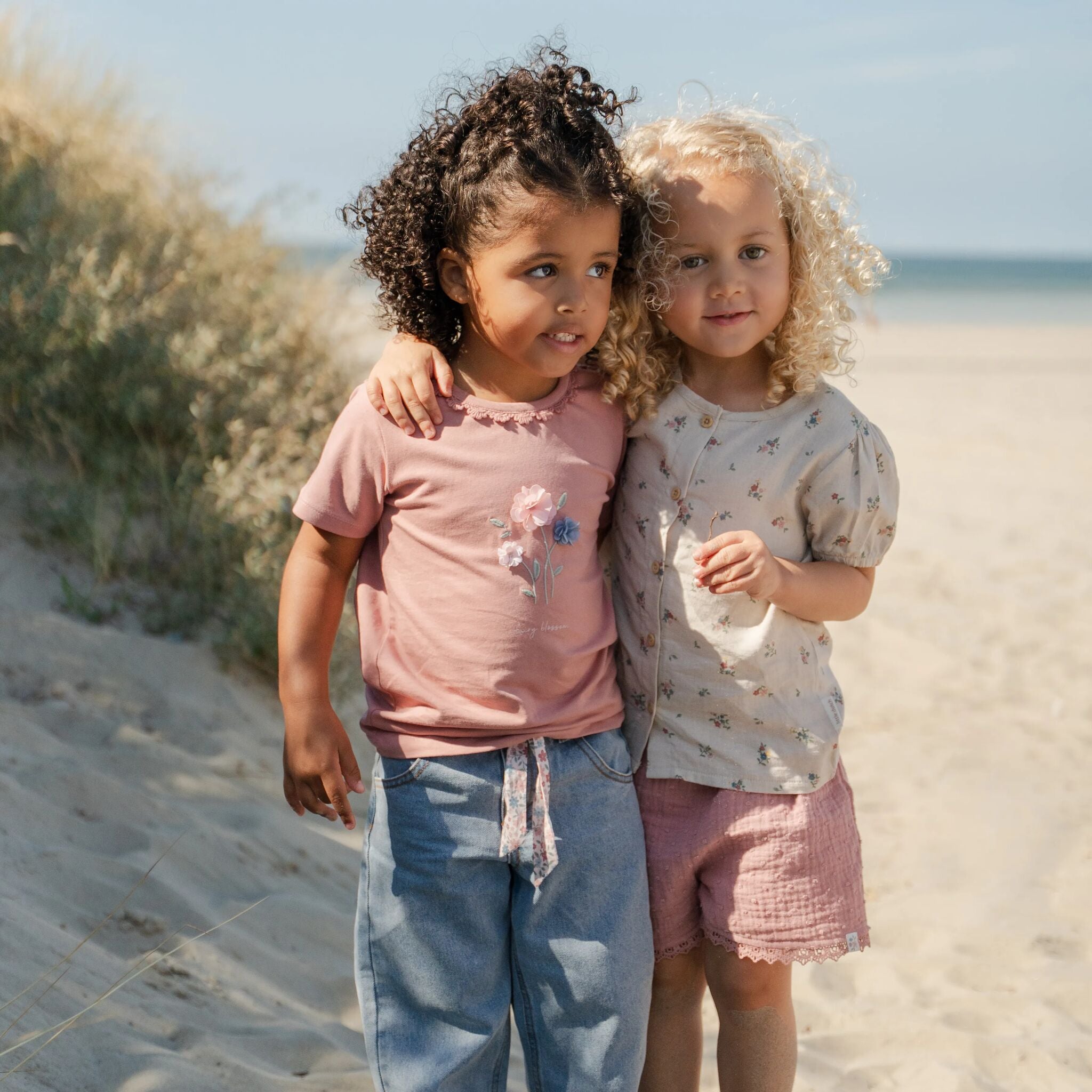 Shirt short sleeve - Ruffles - Pink 
