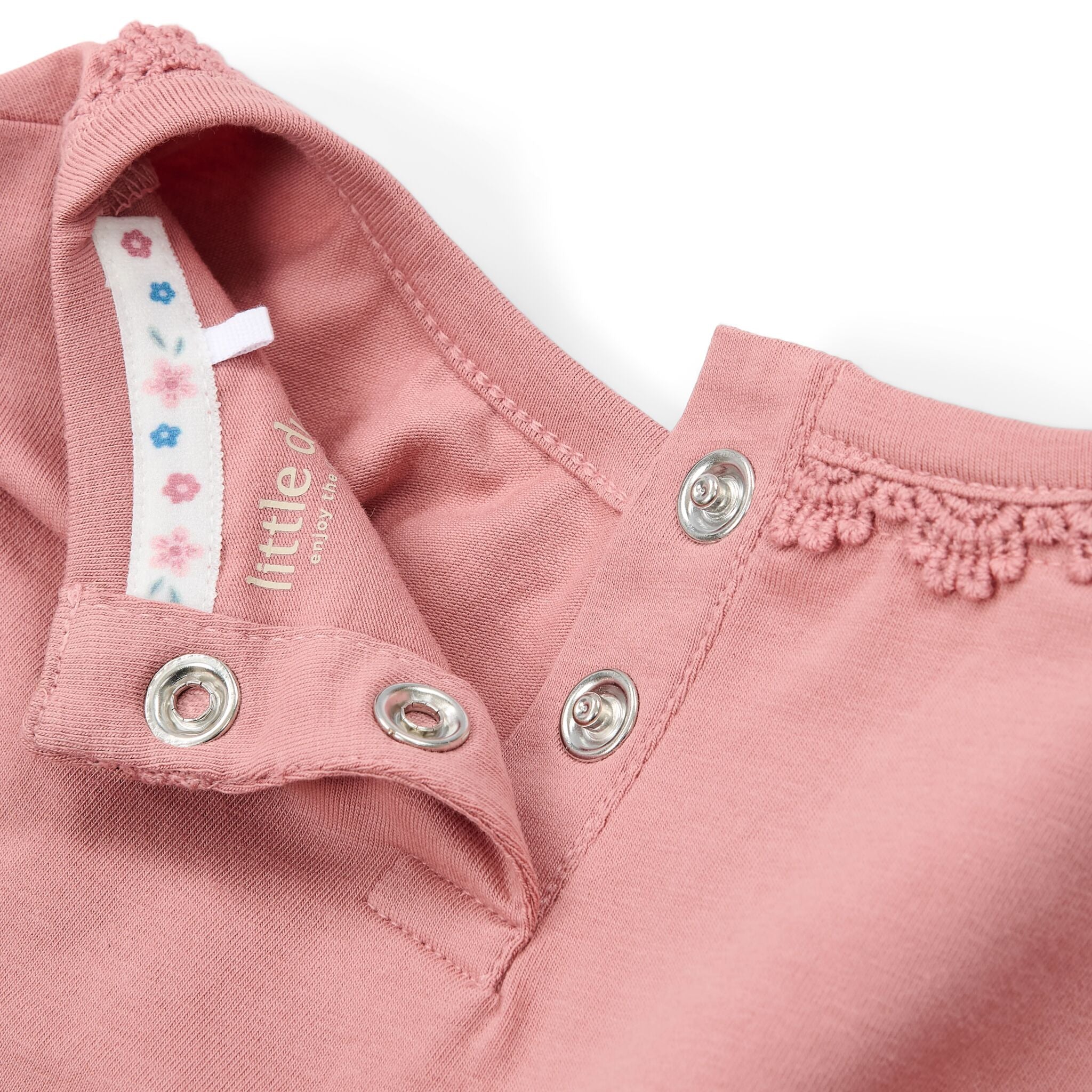 Shirt short sleeve - Ruffles - Pink 