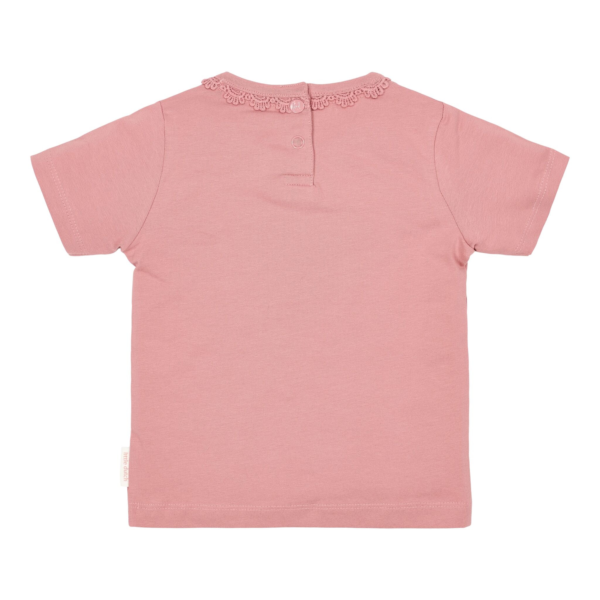 Shirt short sleeve - Ruffles - Pink 