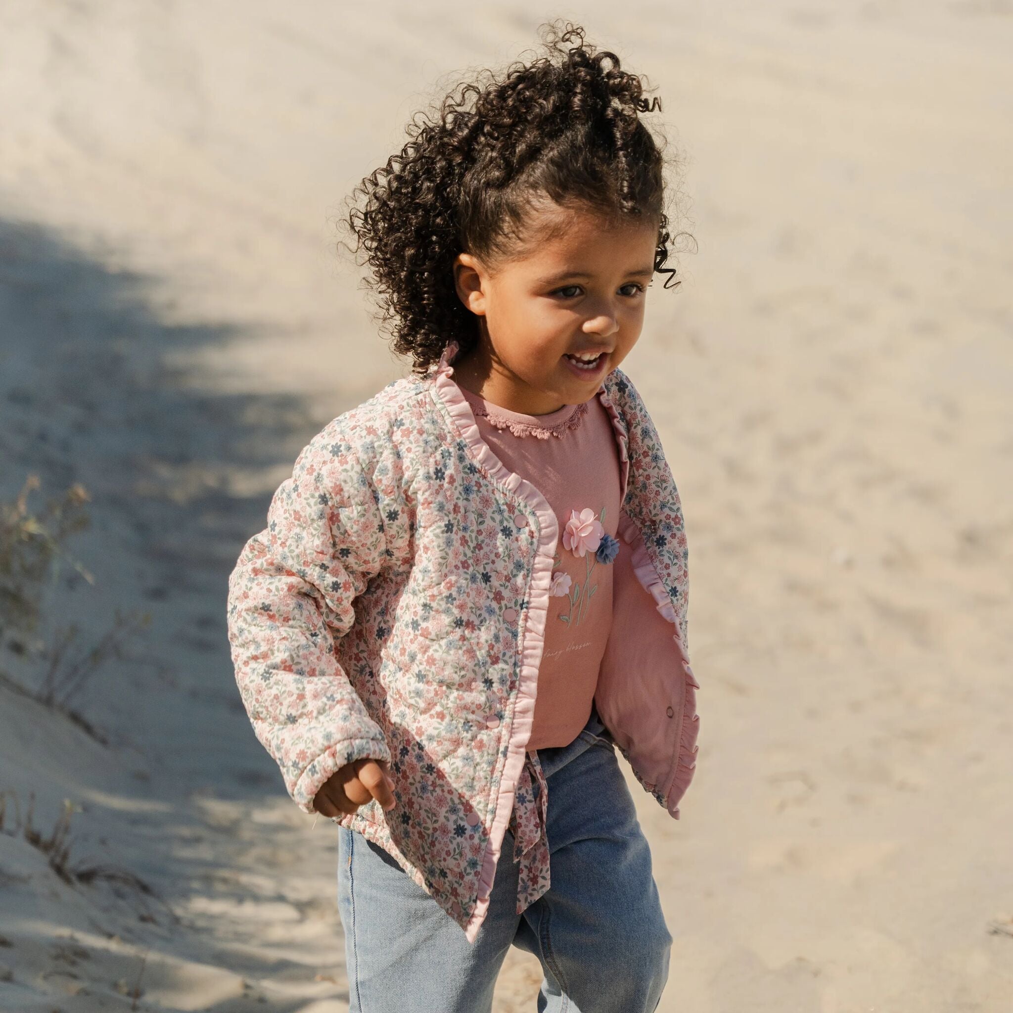 Shirt short sleeve - Ruffles - Pink 