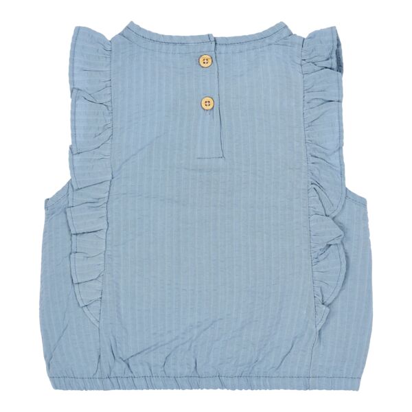 Hemd ärmellos - Blau 